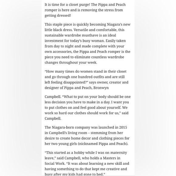 NEW Pippa + Peach Onsie/Jumpsuit (like smash + Tess) Size Small - Picture 5 of 5